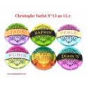 Série de 6 capsules de Champagne  CHRISTOPHE VARLOT N°15 AU 15.e