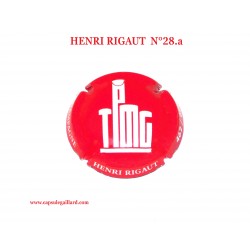 Capsule de Champagne HENRI RIGAUT  N°28.a