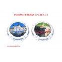 2 Capsules de Champagne POINSOT FRERES  N°1.j et 1.i