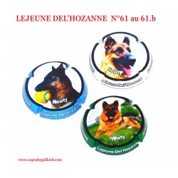 Série de 3 capsules de Champagne LEJEUNE DEL'HOZANNE N°61 au 61.b