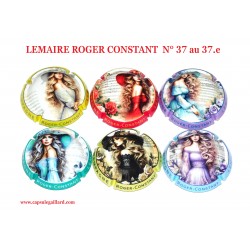 Série de 6 Capsules de champagne LEMAIRE ROGER CONSTANT N°37