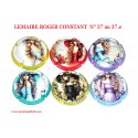 Série de 6 Capsules de champagne LEMAIRE ROGER CONSTANT N°37
