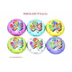 Série de 6 Capsules de Champagne PASCAL CEZ  N°3 au 3.e