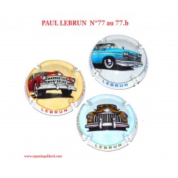 Série de 3 Capsules de Champagne PAUL LEBRUN  N°77 au 77.b