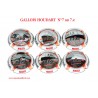 Série de 6 capsules de champagne GALLOIS HOUDART  N°7 au 7.e