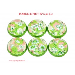 Série de 6 Capsules  de Champagne ISABELLE PIOT N°5 au 5.e