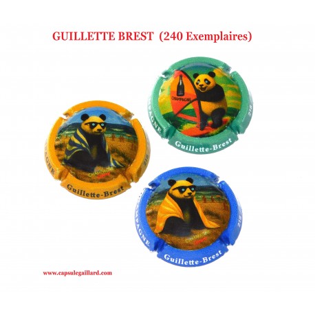 News- Série de 6 Capsules de Champagne GUILLETTE BREST (240 Exemplaires)