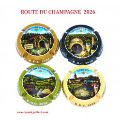 News- Série de 4 Capsules de Champagne ROUTE DU CHAMPAGNE 2026