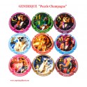 News- Série de 9 Capsules de Champagne GENERIQUES "Puzzle Champagne"