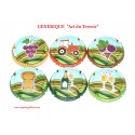Série de 6 capsules de Champagne - GENERIQUE  Art du Terroir