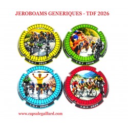 4 JEROBOAMS  GENERIQUES - TOUR DE FRANCE  2026