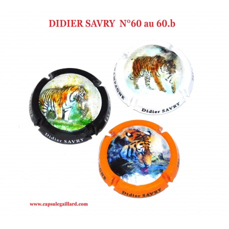 Série de 3 capsules de Champagne - DIDIER SAVRY N°A26 au A26.b