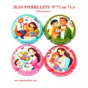 Série de 4 capsules de Champagne    JEAN PIERRE LETE N°71  (240 Exemplaires)