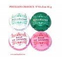Série de 4 capsules de champagne POUILLON CHAYOUX N°41.d au 41.g