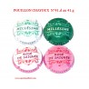 Série de 4 capsules de champagne POUILLON CHAYOUX N°41.d au 41.g