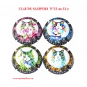 Série de 4 capsules de Champagne CLAUDE SAMPERS  N°23 au 23.e