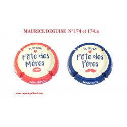 2 capsules de Champagne MAURICE DEGUISE N°174 et 174.a