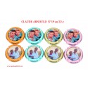 SERIE DE 8 CAPSULES DE CHAMPAGNE CLAUDE ARNOULD  N°19 au 22.c