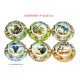 SERIE DE 6 CAPSULES DE CHAMPAGNE  F.RICHARD  N°A3 au A3.e