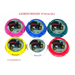 SERIE DE 6 CAPSULES DE CHAMPAGNE  LAURENT MOUGIN  N°A4 au A4.e