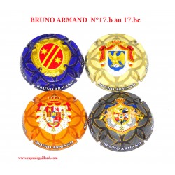 SERIE DE 4 CAPSULES DE CHAMPAGNE - BRUNO ARMAND (Blasons Napoléon)