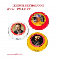 SERIE DE 3 CAPSULES DE CHAMPAGNE - LEJEUNE DEL'HOZANNE  - 240 Exemplaires