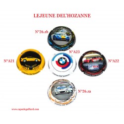 Série de 5 capsules de Champagne - LEJEUNE DEL'HOZANNE
