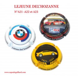 Série de 3 capsules de Champagne - LEJEUNE DEL'HOZANNE N°A21. A22 et A23