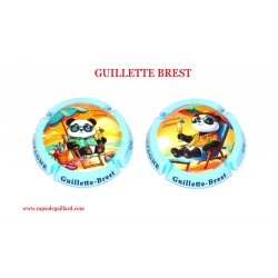 2 CAPSULES DE CHAMPAGNE GUILLETTE BREST  (Pandas Septembre)
