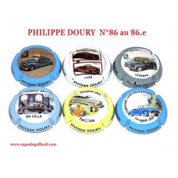 NOUVELLE SERIE DE 6 CAPSULES DE CHAMPAGNE - PHILIPPE DOURY 