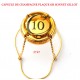 CAPSULE DE CHAMPAGNE PLAQUE OR  - SONNET GILLOT  N°15