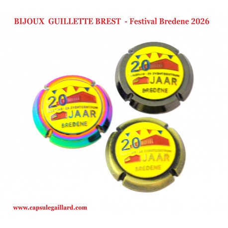 Série de 3 Capsules Bijoux GUILLETTE BREST