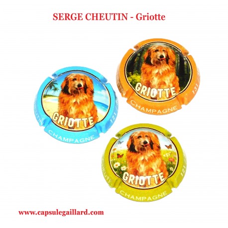Série de 3 Capsules de champagne SERGE CHEUTIN (Griotte)