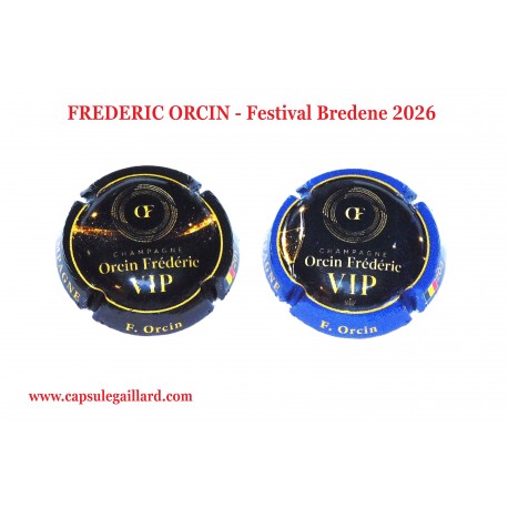 2 Capsules de champagne FREDERIC ORCIN (240 Exemplaires)