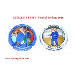 2 Capsules de champagne GUILLETTE BREST (240 Exemplaires)