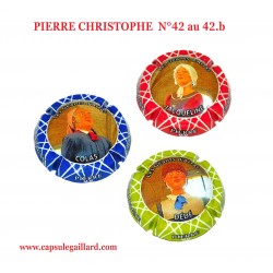 Série de 3 Capsules de champagne PIERRE CHRISTOPHE
