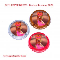 Série de 3 Capsules de Champagne GUILLETTE BREST (240 Exemplaires)