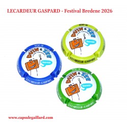 Série de 3 Capsules de Champagne LECARDEUR GASPARD (240 Exemplaires)