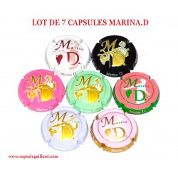 Lot de 7 Capsules de Champagne PHILIPPE MIGNON