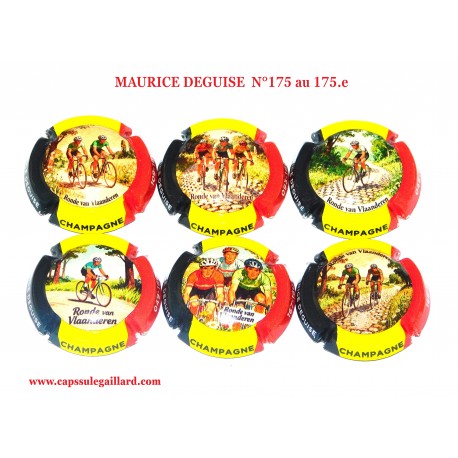 Série de 6 Capsules de Champagne MAURICE DEGUISE  N°175 au 175.e