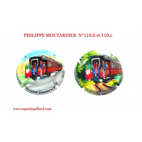 Capsule de champagne - PHILIPPE MOUTARDIER - N°110.b et 110.c