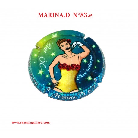 Capsule de Champagne MARINA.D  N°83.e