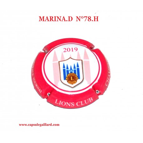 Capsule de Champagne MARINA.D  N°78.h