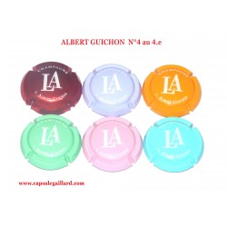 Série de 6 capsules de Champagne ALBERT GUICHON  N°4