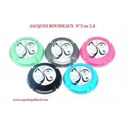 Série de 5 capsules de Champagne JACQUES ROUSSEAUX  N°2 au 2.d