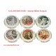 Série de 6 capsules de Champagne  GALLOIS HOUDART - Anciens Billets Français