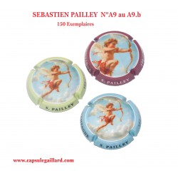 Série de 3 capsules  de Champagne  SEBASTIEN PAILLEY  N°A9