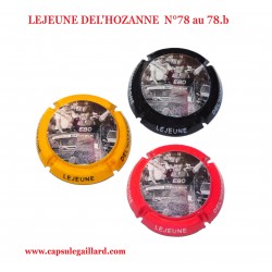Série de 3 capsules de Champagne LEJEUNE DEL'OZANNE  N°78