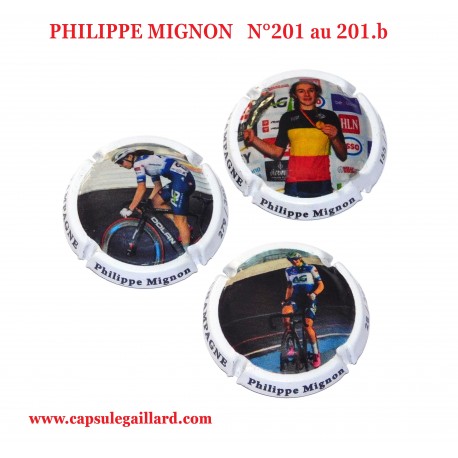 Série de 3 Capsules de champagne PHILIPPE MIGNON N°201