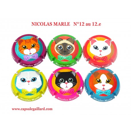 Série de 3 capsules de Champagne NICOLAS MARLE  N°12
